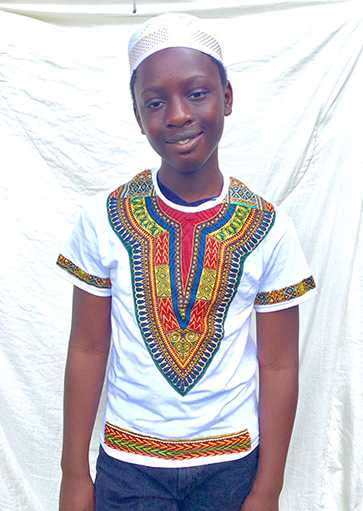 Dashiki Youth tee shirt short sleeves